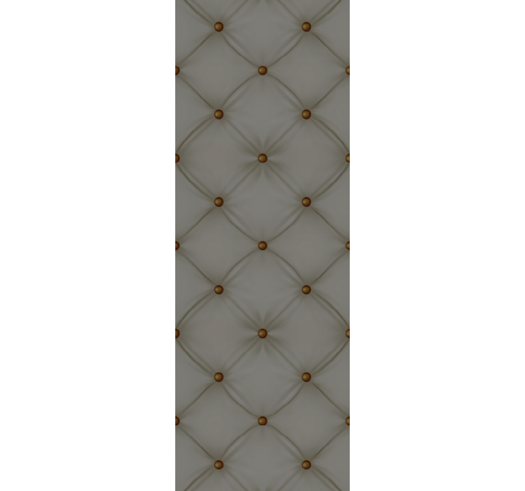 Papier peint autres textures motif coussiné gris - TenStickers