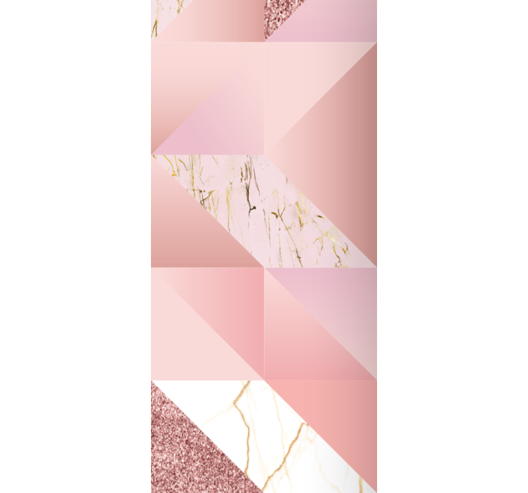 Papier peint marbre texture rose mat - TenStickers