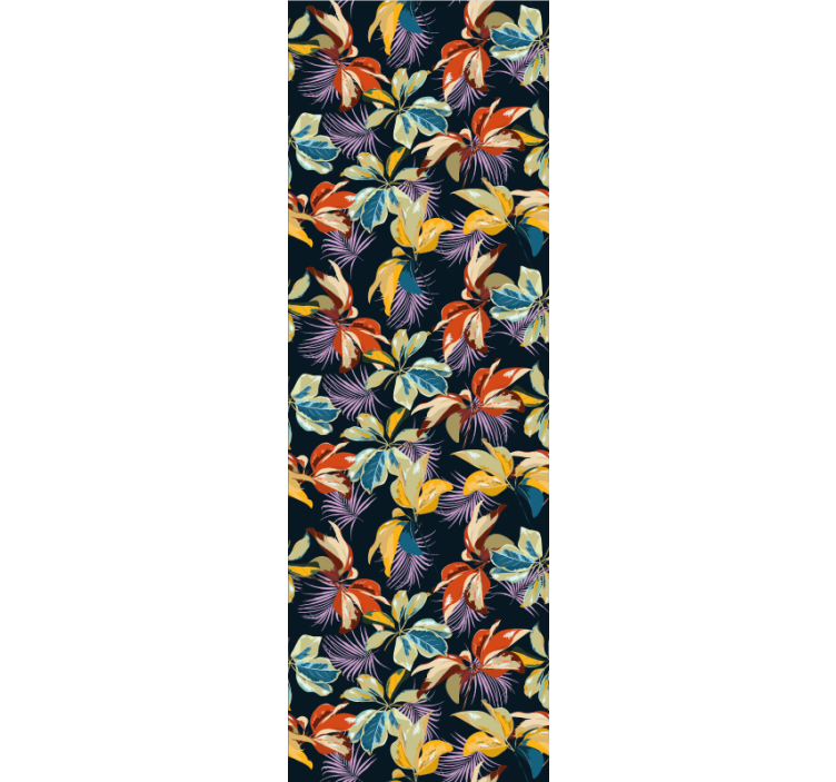 Papier peint floral canopée de la jungle vivante - TenStickers