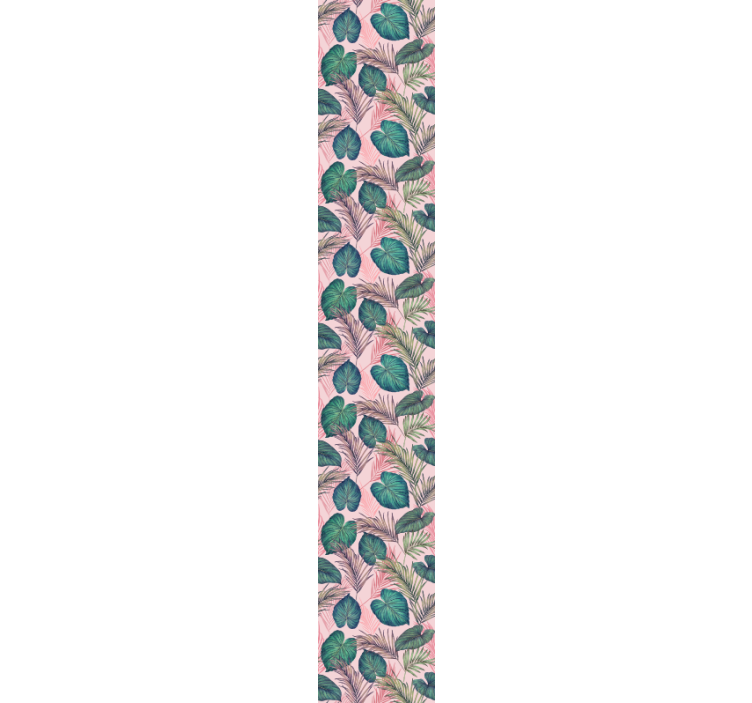 Papier peint nature découverte de feuilles tropicales - TenStickers