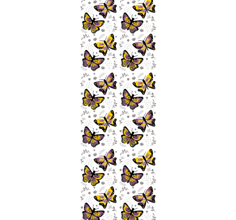 Papier peint papillon conception d'ailes flottantes - TenStickers