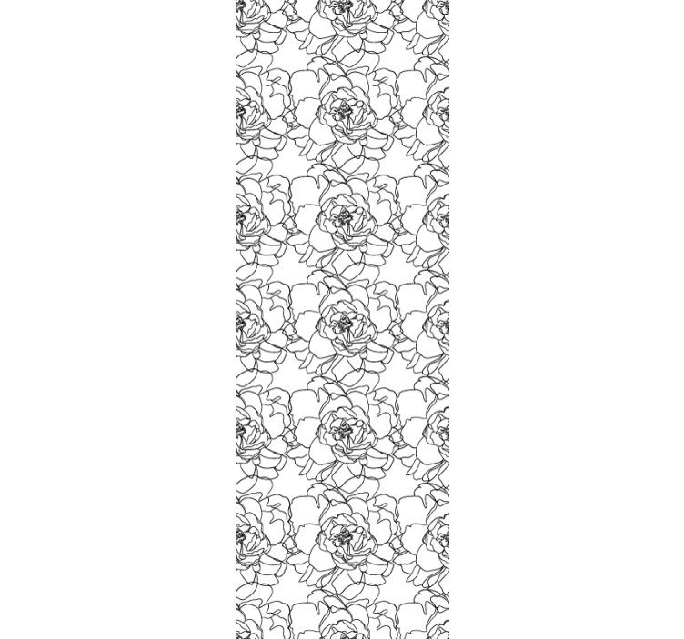 Papier peint fleurs floraison élégante - TenStickers