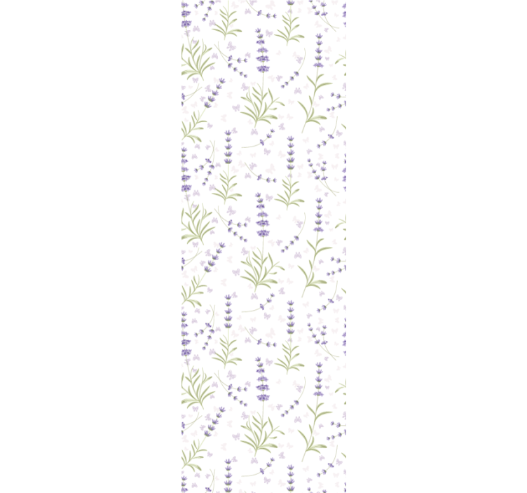 Papier peint floral composition florale de lavande - TenStickers