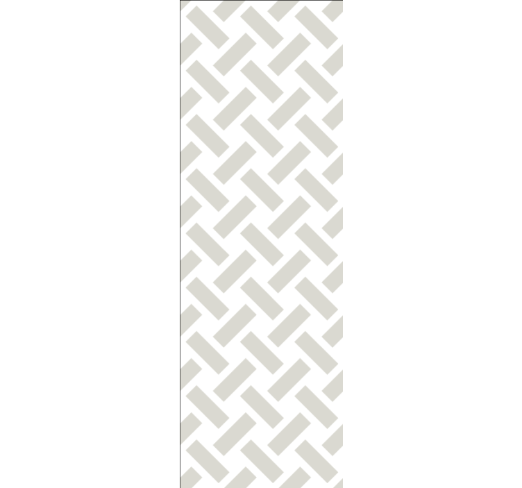 Papier peint motif effet de treillis - TenStickers