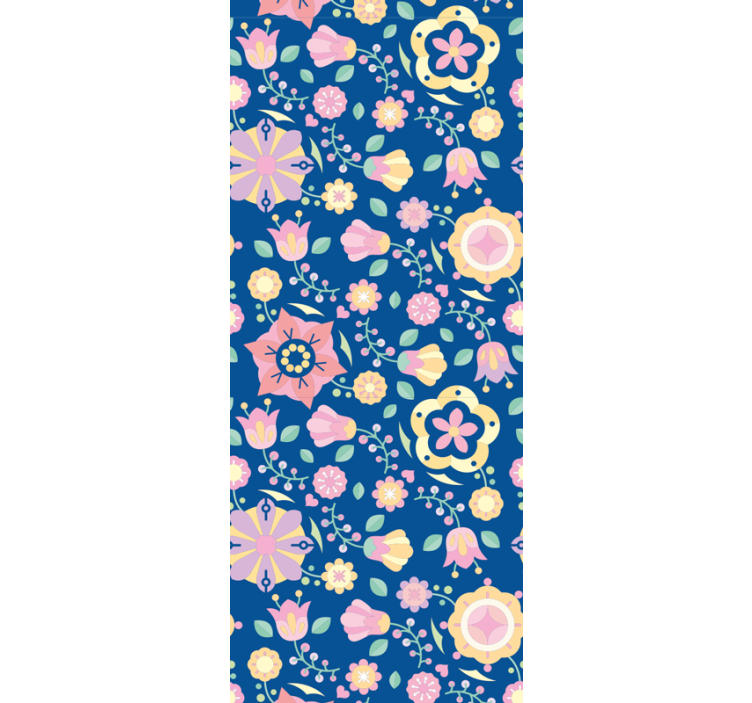 Papier peint floral composition de fleurs en éclosion - TenStickers