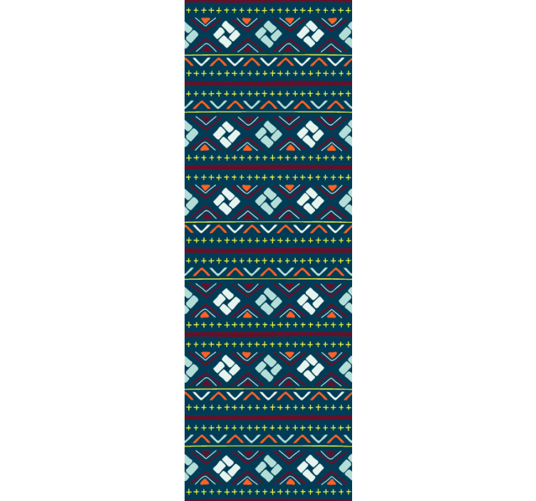 Papier peint géometrique blocs de couleurs géométriques - TenStickers