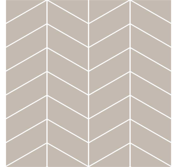 Papier peint cuisine style scandinave beige et blanc - TenStickers