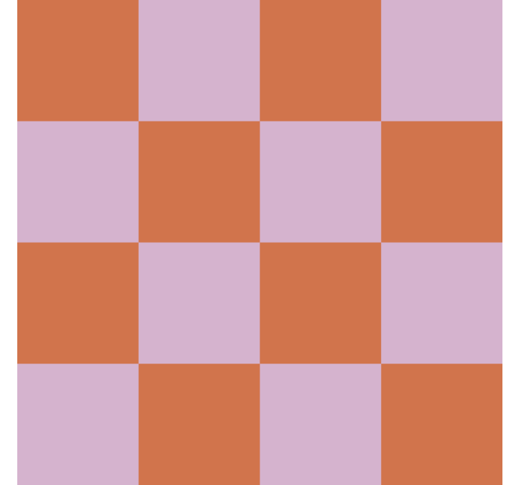 Papier peint carrelage motif nuances d'orange - TenStickers