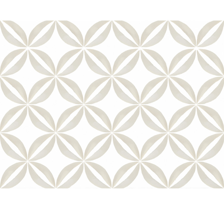 Papier peint salon carreaux de ciment de sable - TenStickers