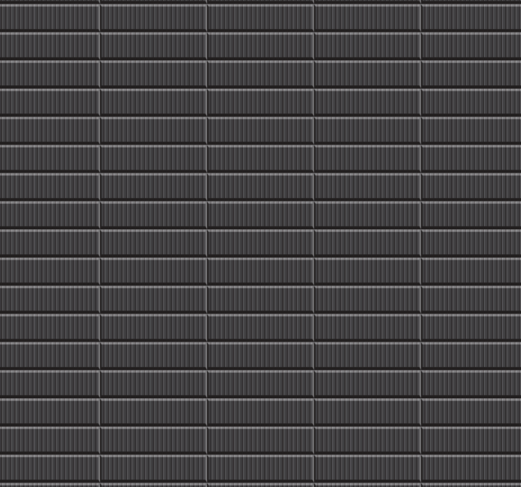 Papier peint carrelage motif de cuisine noir texturé - TenStickers