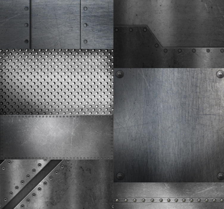 Papier peint moderne mur en laiton - TenStickers