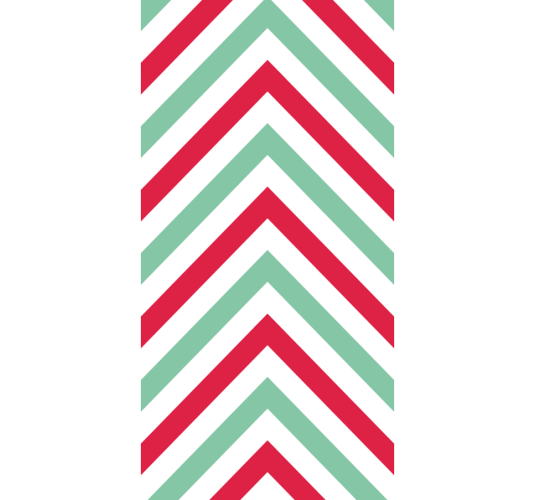 Papier peint géometrique motif en zigzag à chevrons - TenStickers