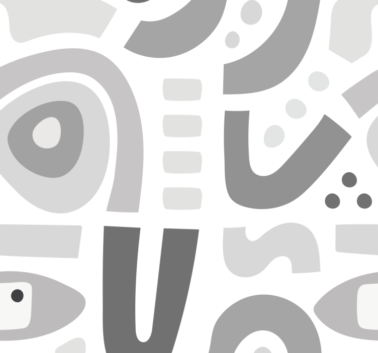 Papier peint géometrique formes géométriques abstraites - TenStickers