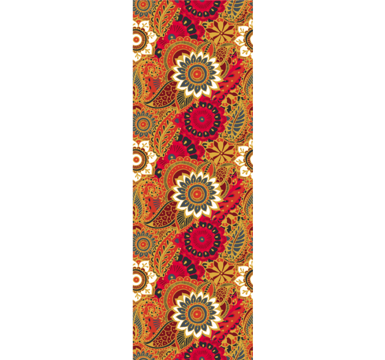 Papier peint ornemental inspiré des mandalas - TenStickers