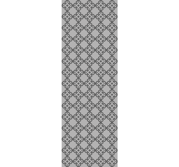 Papier peint ornemental quadrilobe complexe - TenStickers