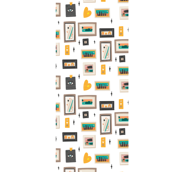 Papier peint industriel motifs de bureau rétro - TenStickers