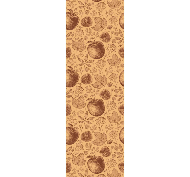 Papier peint nature motif de feuillage automnal - TenStickers