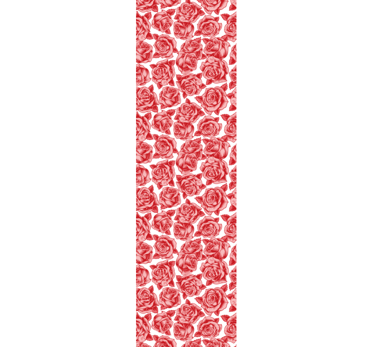 Papier peint floral élégance motif rose - TenStickers