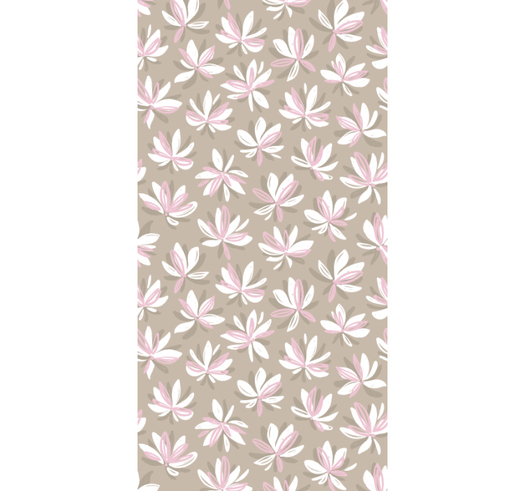 Papier peint fleurs affichage de motifs floraux - TenStickers