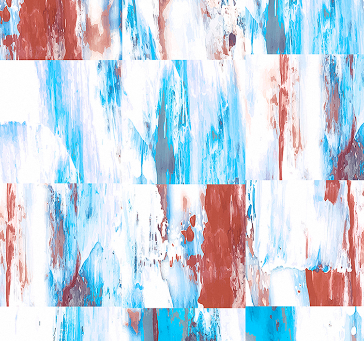 Papier peint abstrait expression abstraite - TenStickers