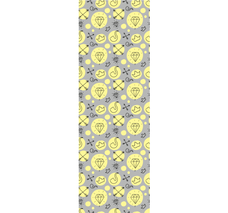 Papier peint art mélange de symboles de griffonnage - TenStickers