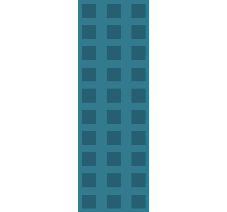 Papier peint géométrique carrés bleus - TenStickers