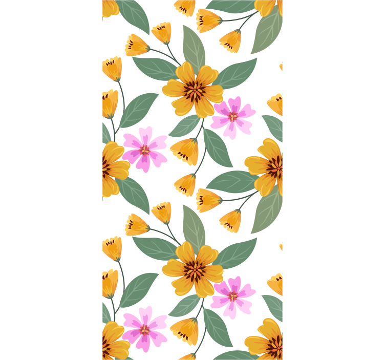 Papier peint floral abondance florale - TenStickers