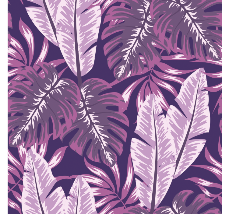 Papier peint fleur Maranta violet - TenStickers
