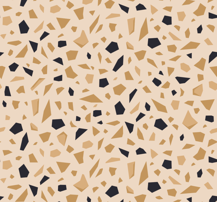 Papier peint géometrique motif de terrazzo - TenStickers