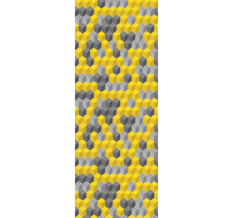 Papier peint géometrique nid d'abeille géométrique - TenStickers