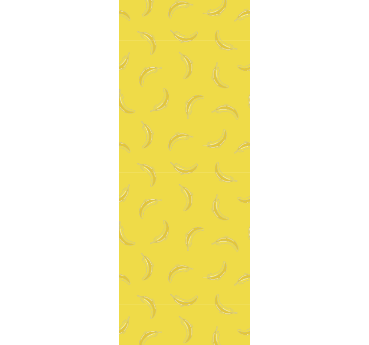 Papier peint cuisine conception de motif de banane - TenStickers