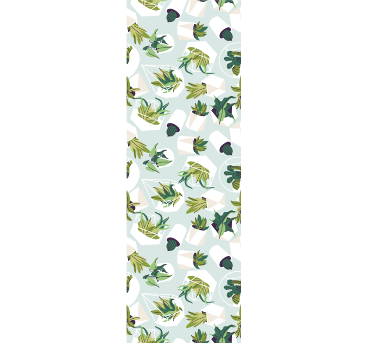 Papier peint feuilles motifs de feuillage tropical - TenStickers