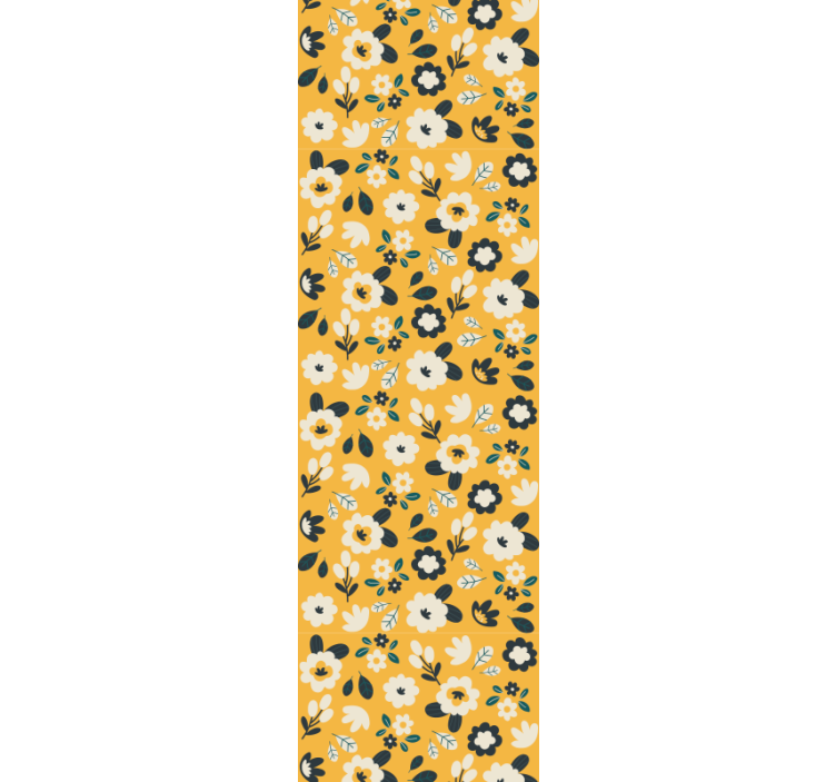 Papier peint floral chambre à coucher florale - TenStickers