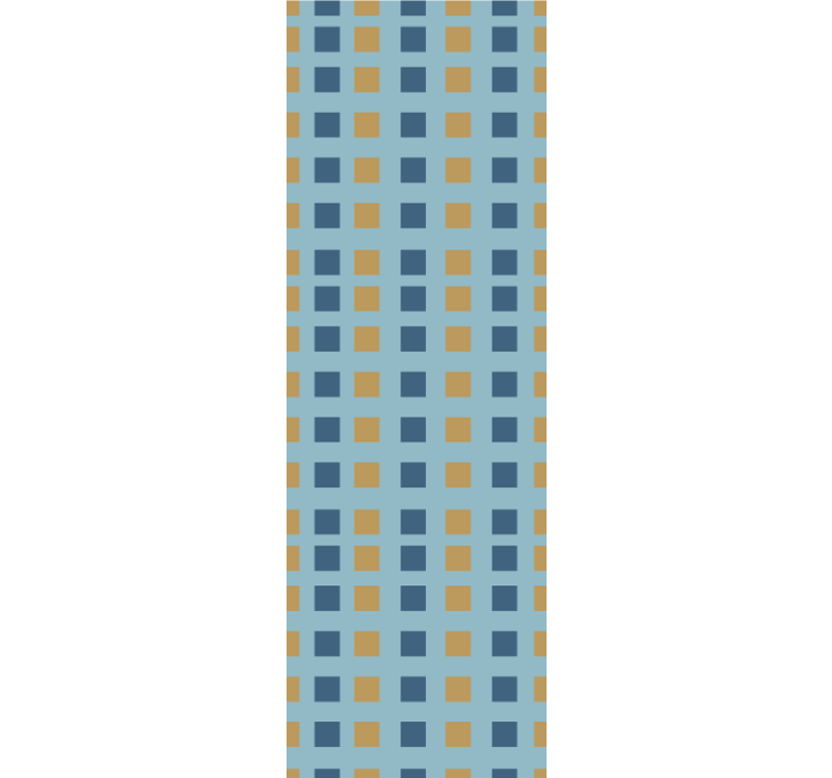 Papier peint carrés grille carrée géométrique - TenStickers