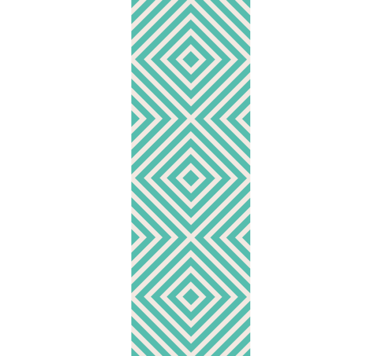 Papier peint géometrique motif de diamant éblouissant - TenStickers