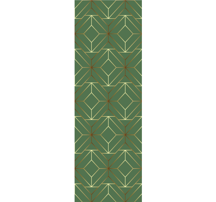 Papier peint géometrique formes de diamant abstraites - TenStickers