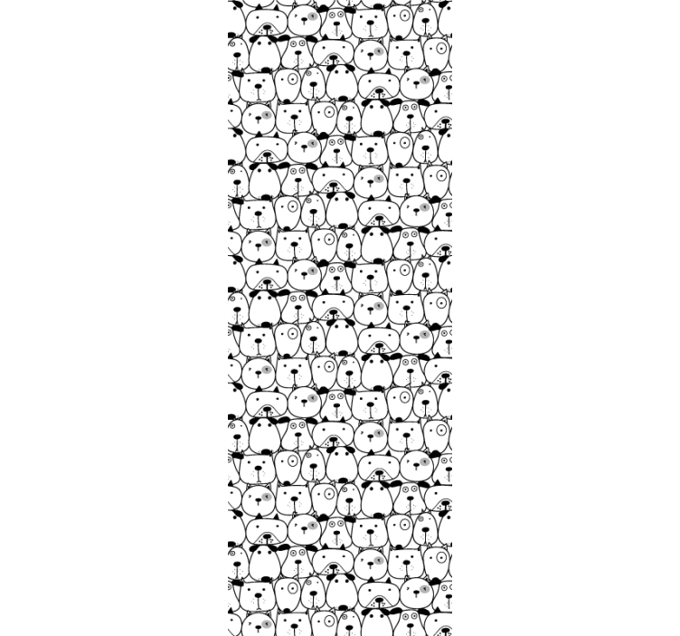 Papier peint chat félins esquissés - TenStickers