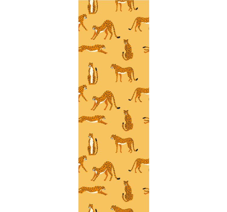 Papier peint animaux léopards espiègles - TenStickers