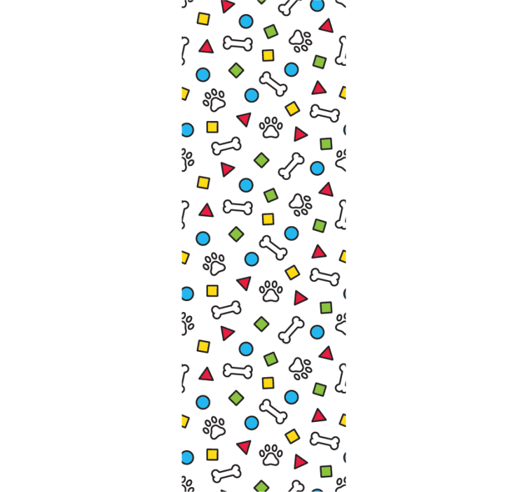 Papier peint chiens motifs d'animaux ludiques - TenStickers
