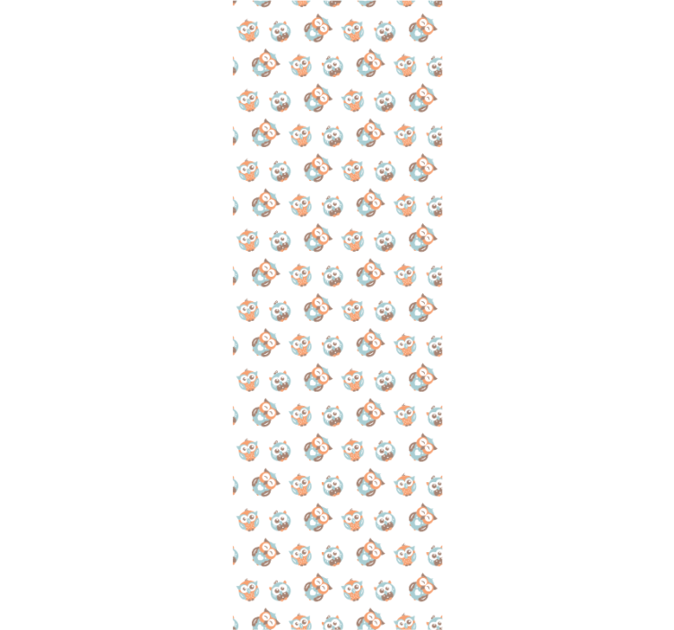 Papier peint chambre enfant motif de hibou - TenStickers