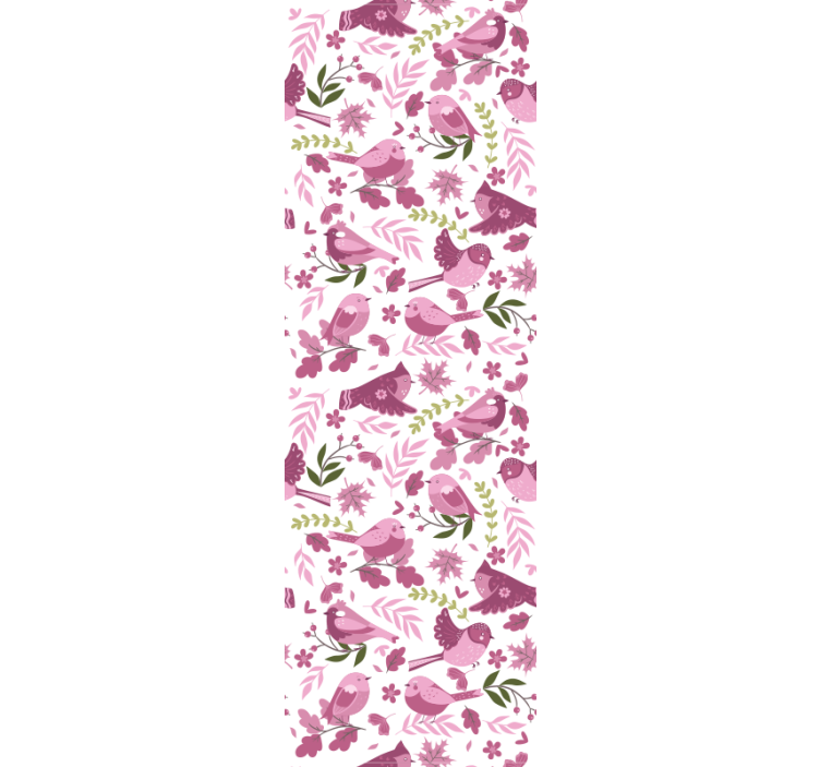 Papier peint oiseaux illustration d'oiseau - TenStickers