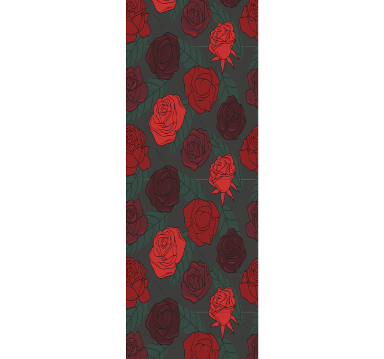 Papier peint floral élégance rose - TenStickers