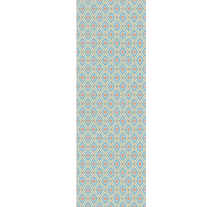 Papier peint carrelage essence de tuile géométrique - TenStickers