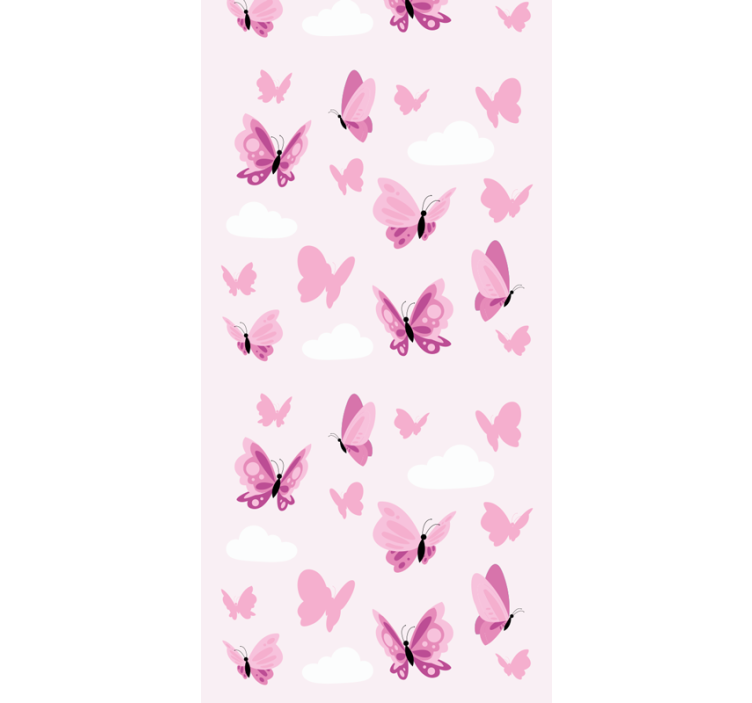 Papier peint papillon papillons flottants - TenStickers