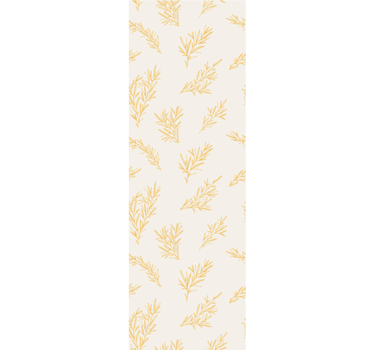 Papier peint floral motif de feuillage botanique - TenStickers