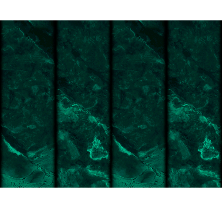 Papier peint motif effet marbre émeraude - TenStickers