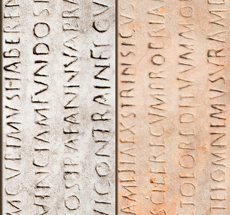 Papier peint  épigraf lettre - TenStickers