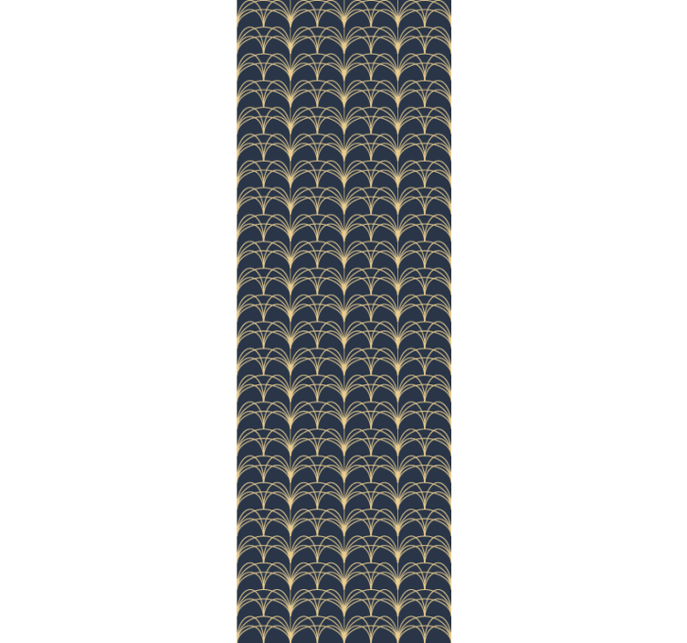 Papier peint géometrique arcs art déco - TenStickers