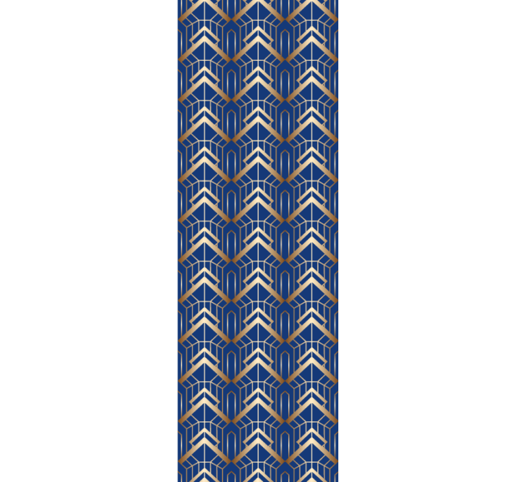 Papier peint géometrique pointe de flèche géométrique - TenStickers