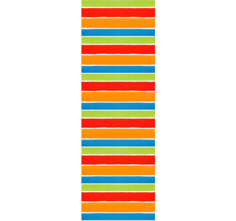 Papier peint rayures lignes colorées - TenStickers